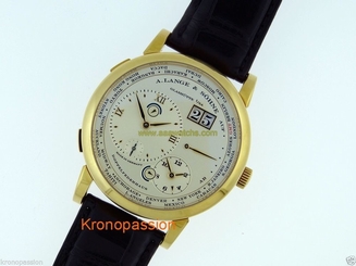 A.Lange & Sohne Lange 1 Timezone 18K Yellow Gold Ref.116.021