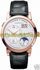 A. Lange & Sohne Lange 1 18kt RG Champagne Moonphase