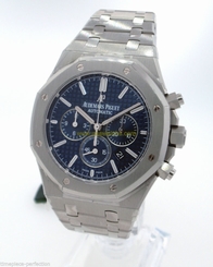 Audemars Piguet Royal Oak Chronograph 41mm Blue 26320st Automatic Watch