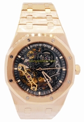Audemars Piguet Royal Oak DOUBLE BALANCE WHEEL OPENWORKED Skeleton 15407or 41mm