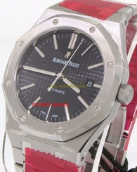 Audemars Piguet Royal Oak Steel Watch Black Dial 41mm Case 15400ST.OO.1220ST.01 845960041546