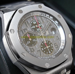 *NEW* AP AUDEMARS PIGUET ROYAL OAK OFFSHORE TITANIUM GREY BLACK DIAL BRACELET 845960059190