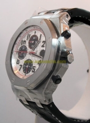 NEW Audemars Piguet Royal Oak Offshore "Panda" on strap $26,000.00 gent's watch.