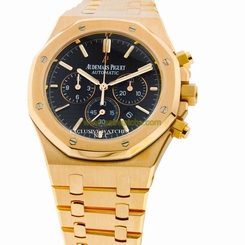 Audemars Piguet Royal Oak Rose Gold Chronograph Black Dial 26320OR.OO.1220OR.01