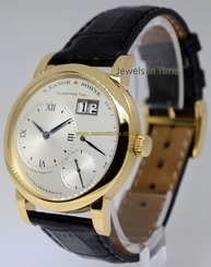A. Lange & Sohne Lange 1 18k Yellow Gold Power Reserve Mens Watch 101.021
