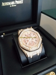 Audemars Piguet Royal Oak Offshore 18K Rose Gold with Diamonds! 120K Watch! 44MM