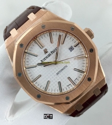Audemars Piguet Royal Oak Rose Gold White Dial 15400OR.OO.D088CR.01