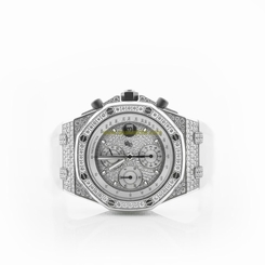 Audemars Piguet Royal Oak Offshore Chronograph in 18KWG/Dia Pave