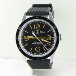 Bell & Ross Vintage 123 Sport Heritage Black Dial Rubber Watch New $3100