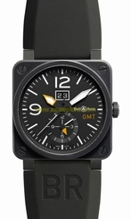 Bell & Ross Aviation BR 03-51 GMT CARBON 42mm Men's Watch BR0351-GMT-CA 845960051828
