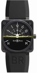 BR-01-TURN-COORDINATOR BELL & ROSS AVIATION FLIGHT BRAND NEW MENS WATCH