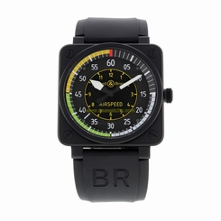 Bell & Ross Aviation BR0192-Airspeed Stainless Steel Automatic Men's Watch