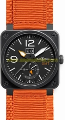 BR-03-51-GMT-CARBON BELL & ROSS AVIATION BRAND NEW AUTHENTIC AUTOMATIC WATCH 845960025935