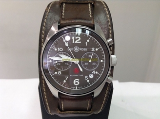 BELL & ROSS Ref.126M Vintage Military Type Chronograph! Only 999 Ever Made! RARE