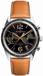 BR-126-FLYBACK-GMT BELL & ROSS VINTAGE BRAND NEW GMT & FLYBACK MENS WATCH