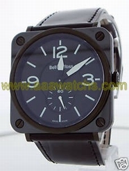 BELL & ROSS INSTRUMENT BR-S BLACK CERAMIC 39MM UNISEX