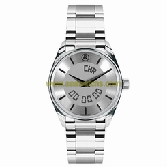 Bell & Ross Function Index Silver Men's Sapphire Glass Quartz Date Watch FUSSIL
