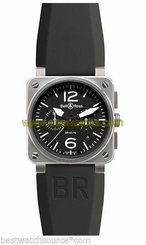 Bell & Ross Steel Automatic Stainless Steel BR-03-94 CARBON Retail: $5,800