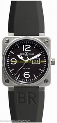 Bell & Ross BR01-96-GD Grande Date Steel 46mm Black Dial B&P Retail: $ 4,600.00 845960025331