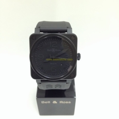 New Bell&Ross BR0392 Phantom Black on Black Auto Pilot Swiss Watch Timepiece