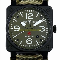 Used Watch Bell & Ross Military type BR03-92-S-MILITARY Self-Winding khaki F8Z