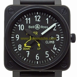 Used[N] Watch Bell & Ross Aviation BR01-97 CLIMB Self winding SS / rubber S2P