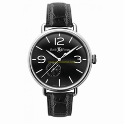 BELL & ROSS WW1-90 Reserve de Marche Gents Watch BRWW190-BL-ST/SCR RRP ��3200 NEW