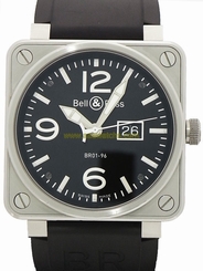 Used[B] Watch Men Bell & Ross Big Date BR01-96B Self winding black L1J
