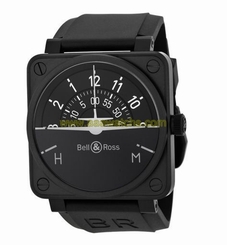 BELL AND ROSS Turn Coordinator Automatic Black Dial Men's Watch Retail $6,000