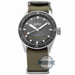 Blancpain Fifty Fathoms Bathyscaphe 5000-1110-NABA Auto 43mm Steel Mens Watch 8765656554322
