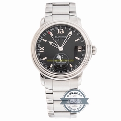 Blancpain Leman Moon 2763-1130A-71 Auto 38mm Steel Mens Bracelet Watch Day Date