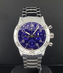 Breguet Type XX Aeronavale Fly-Back Chrono 39.5mm Steel Ref. 3807ST Limited Blue