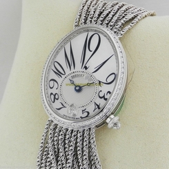 Breguet Reine de Naples Automatic Diamond White Gold B&P 8918bb Ret: $55,700