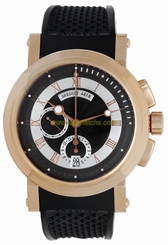 Breguet Marine II Big Date 18k Rose Gold Men's Watch with Flyback Chronograph