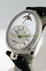 Breguet Reine de Naples $36,100.00 Diamond Moonphase Mother of Pearl Dial watch.