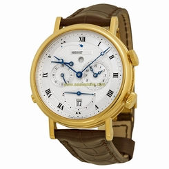 Breguet Classique Alarm Yellow Gold Mens Watch 5707BA129V6