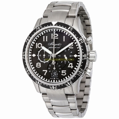 Breguet Type XXI Transatlantique Flyback Automatic Black Dial Titanium Mens