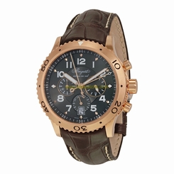 Breguet Transatlantique Type XXI Flyback Chronograph Rose Gold Mens Watch