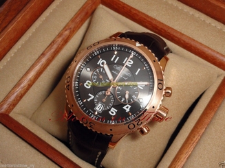 Breguet Transatlantique Type XXI Flyback Chronograph 18k Rose Gold 42.5mm 3810BR