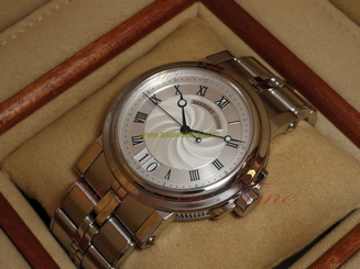 Breguet Marine Automatic Big Date, Silver Dial - Steel on Bracelet, Ref: 5817ST