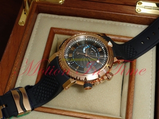 Breguet Marine Royale 18kt Rose Gold 45mm Black Dial Alarm Ref: 5847BR/Z2/5ZV