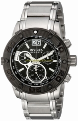 Invicta Men's 10591 Ocean Reef Reserve Chronograph Black Dial Stainless S... New