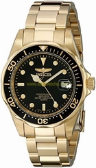 Invicta Men's 8936 Pro Diver Collection 23k Gold Plated Watch 843836089364