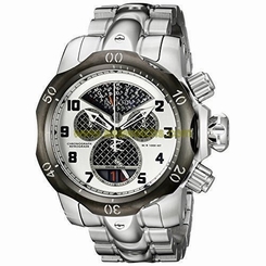 Invicta Men's 16309 Venom Analog Display Swiss Quartz Silver Watch