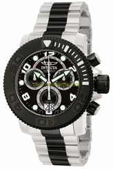 New Mens Invicta 11161 Sea Hunter Pro Diver Chronograph Black Dial Watch