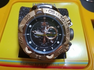 Invicta Men's Unique 12888S Subaqua Chronograph Black Dial Stainless Steel Band