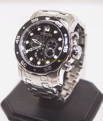 Invicta Men's 0069 "Pro Diver Collection" Stainless Steel Watch 843836000697