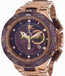 New Mens Invicta 15920 Subaqua Noma V Swiss Chrono Rose Two Tone Bracelet Watch