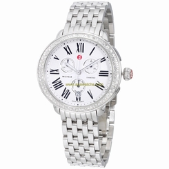 Michele Serein Silver Dial Stainless Steel Ladies Watch MWW21A000001