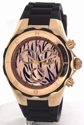 New Authentic Michele Women's Tahitian Jelly Bean Black Watch MWW12F000054